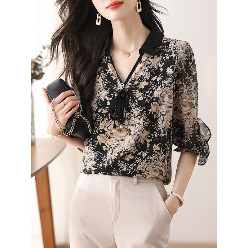 Floral Shirt Top