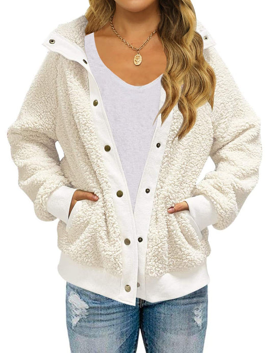 Winter Long Sleeve Sherpa Jacket