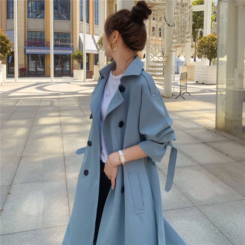 British Style Mid-length Trench Coat