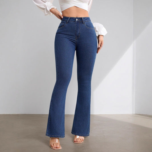Wild Stretch High Waist Flared Jeans