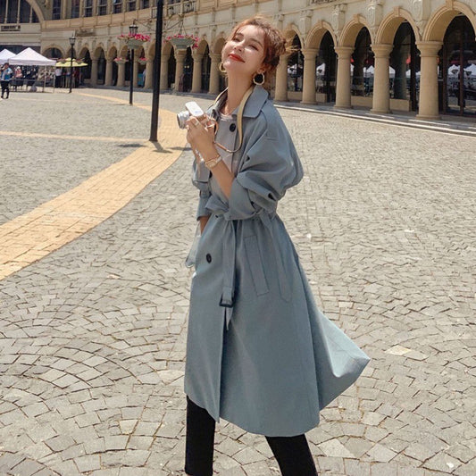 British Style Mid-length Trench Coat