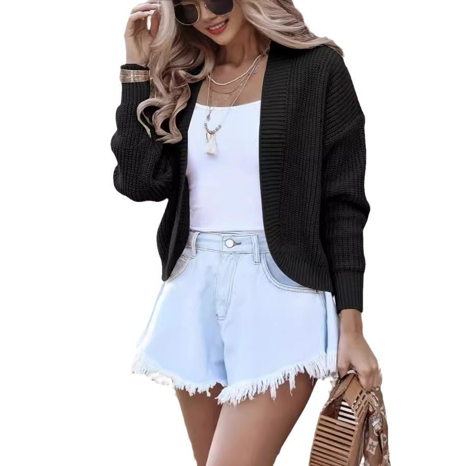 Shawl Knitted Cardigan Sweater