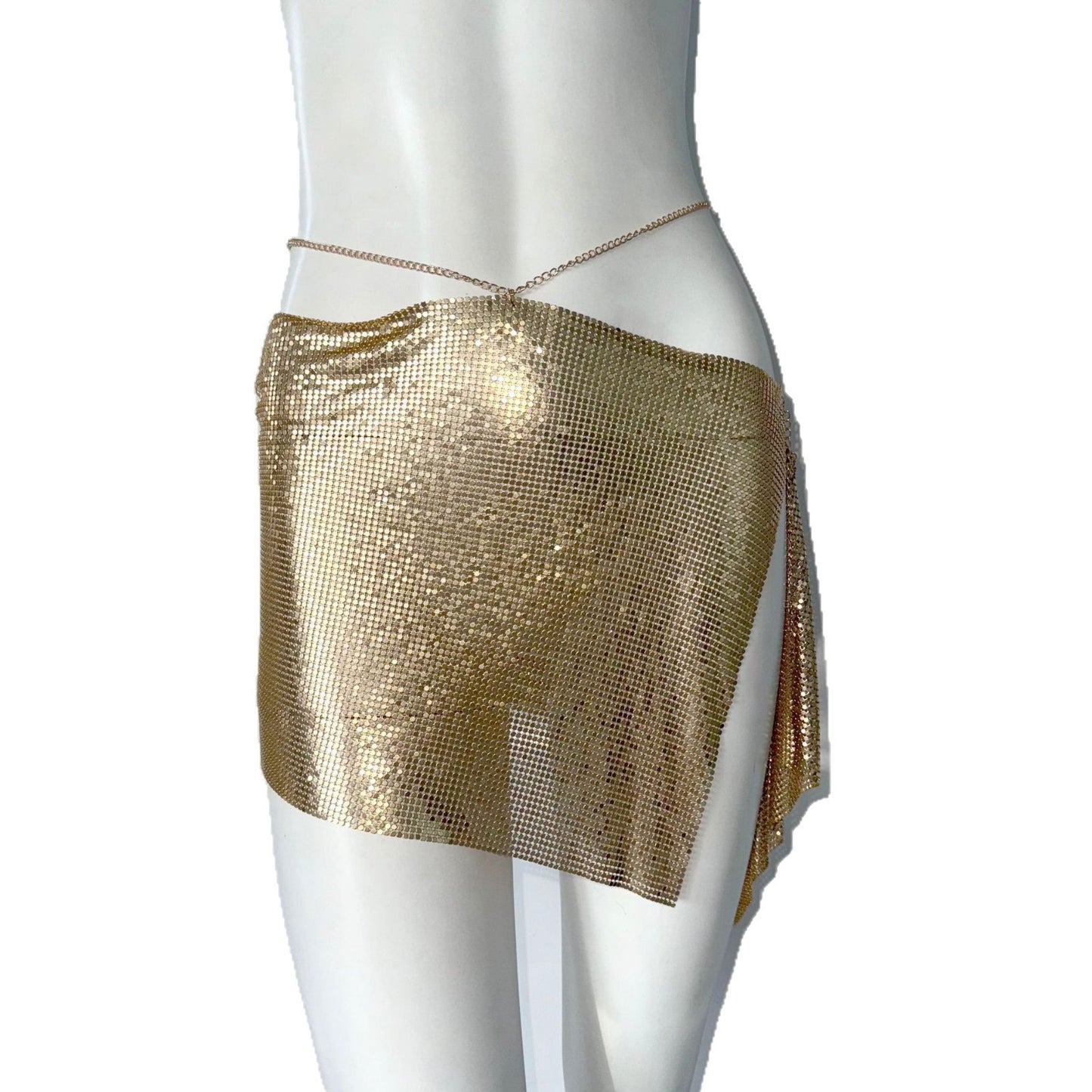 Metal Sequins Skirt