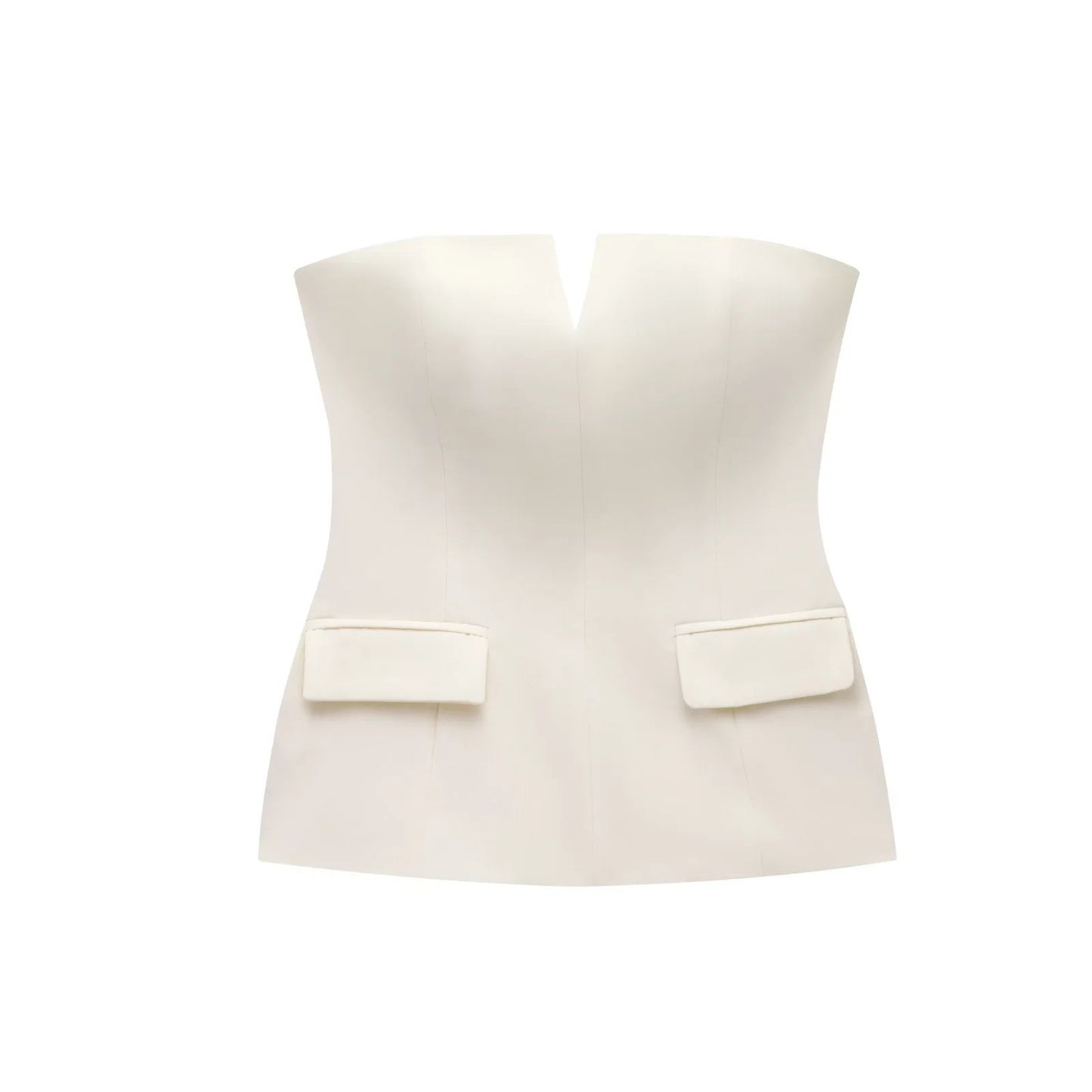 Strapless Short Tube Top