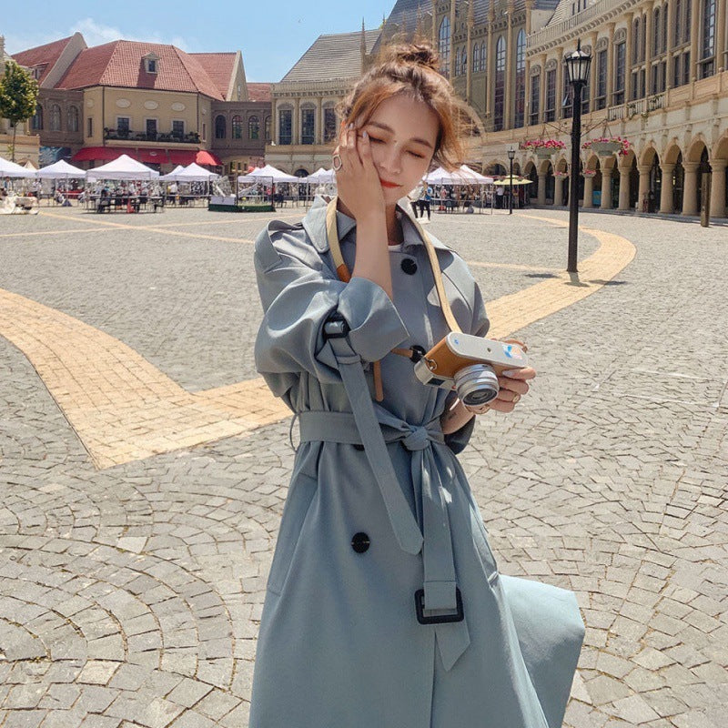 British Style Mid-length Trench Coat