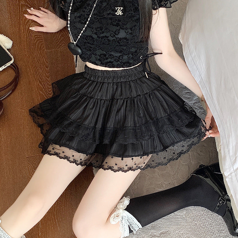 Patchwork Hot Girl Short Skirt