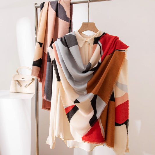 Cashmere Scarf All-match Atmosphere High Sense
