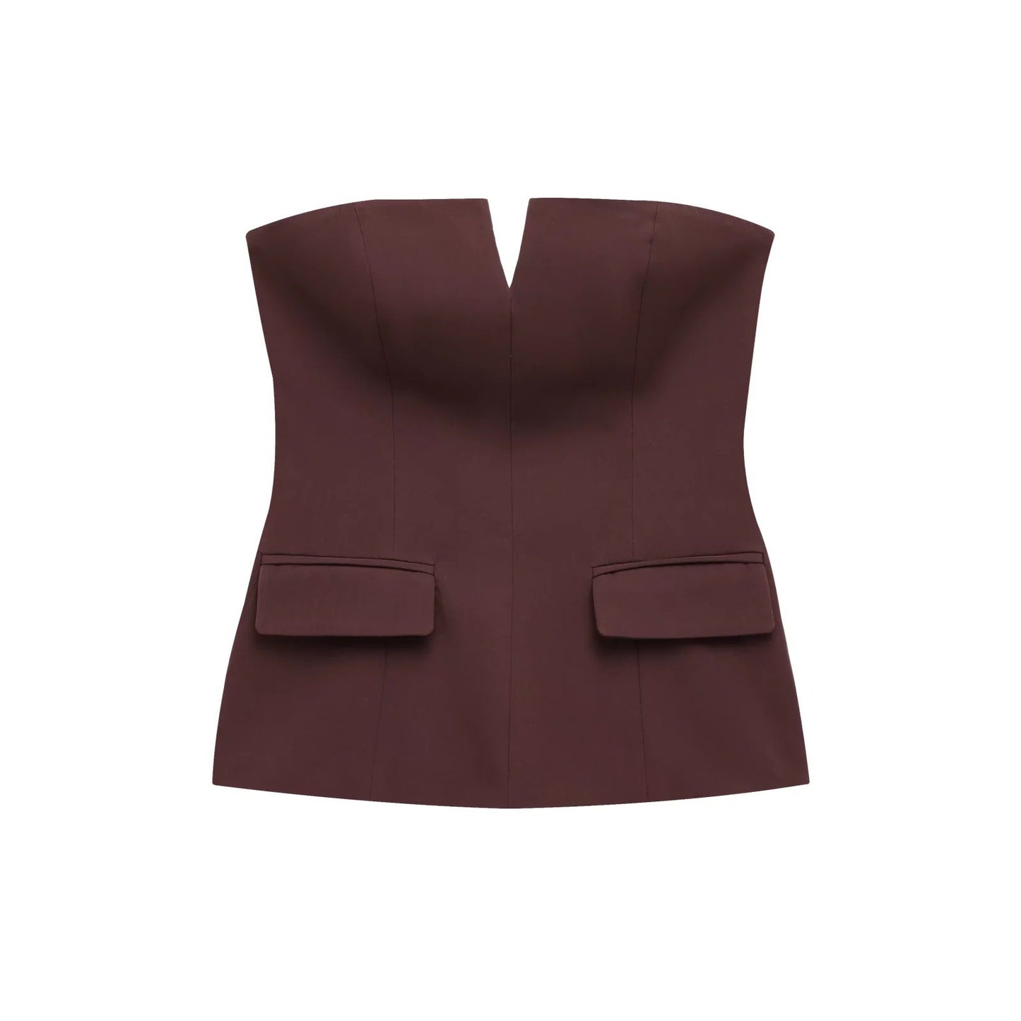 Strapless Short Tube Top