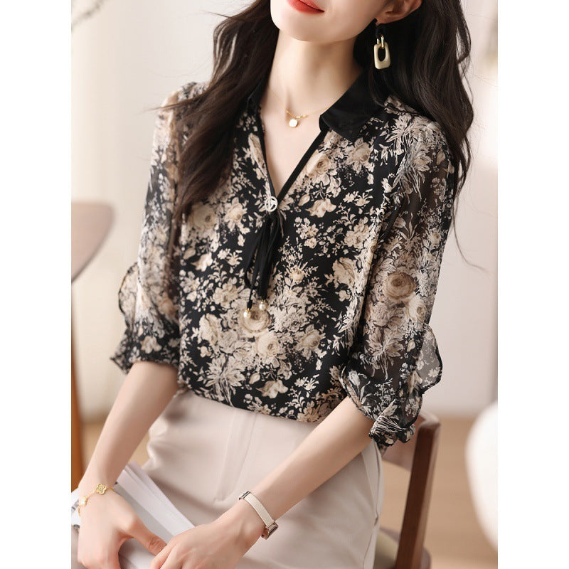 Floral Shirt Top